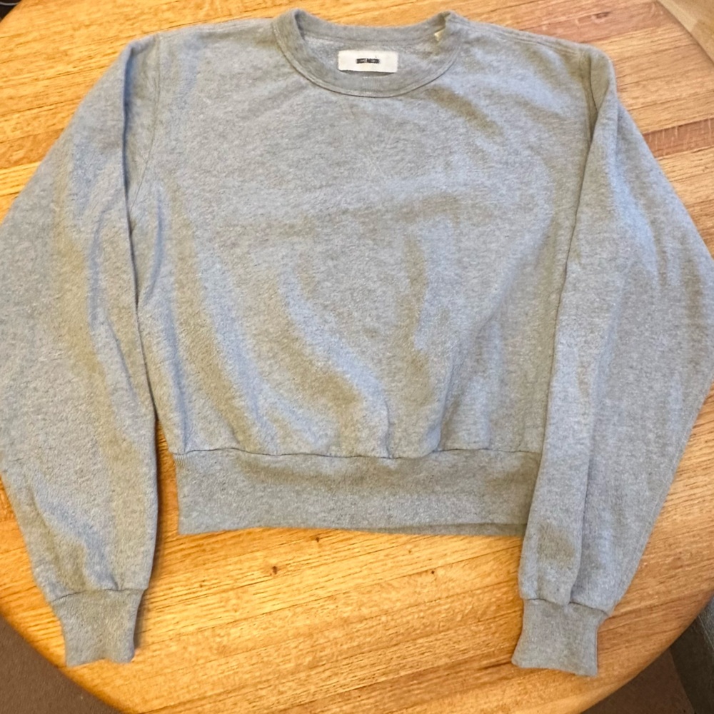 Buck Mason Cropped Interloop Sweatshirt